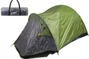 2 Person Double Skin Dome Tent - Forest Green Camping Hiking Backpacking